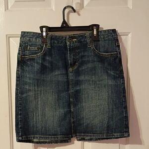 Maurices Blue Denim Skirt
